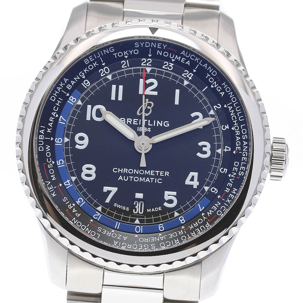 BREITLING Aviator 8 AB3521 black Dial Automatic Men's Watch_831282