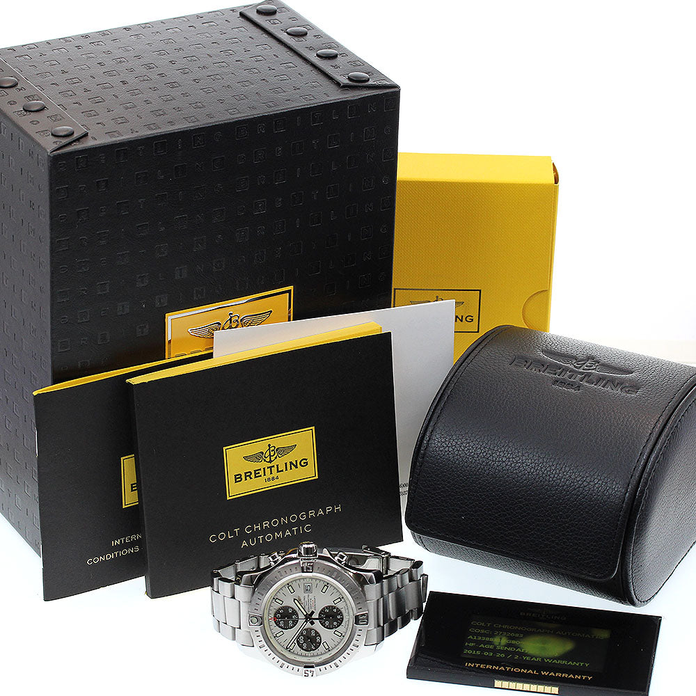BREITLING Colt A13388 Chronograph Automatic Beige / grey Dial Men's Watch_831327
