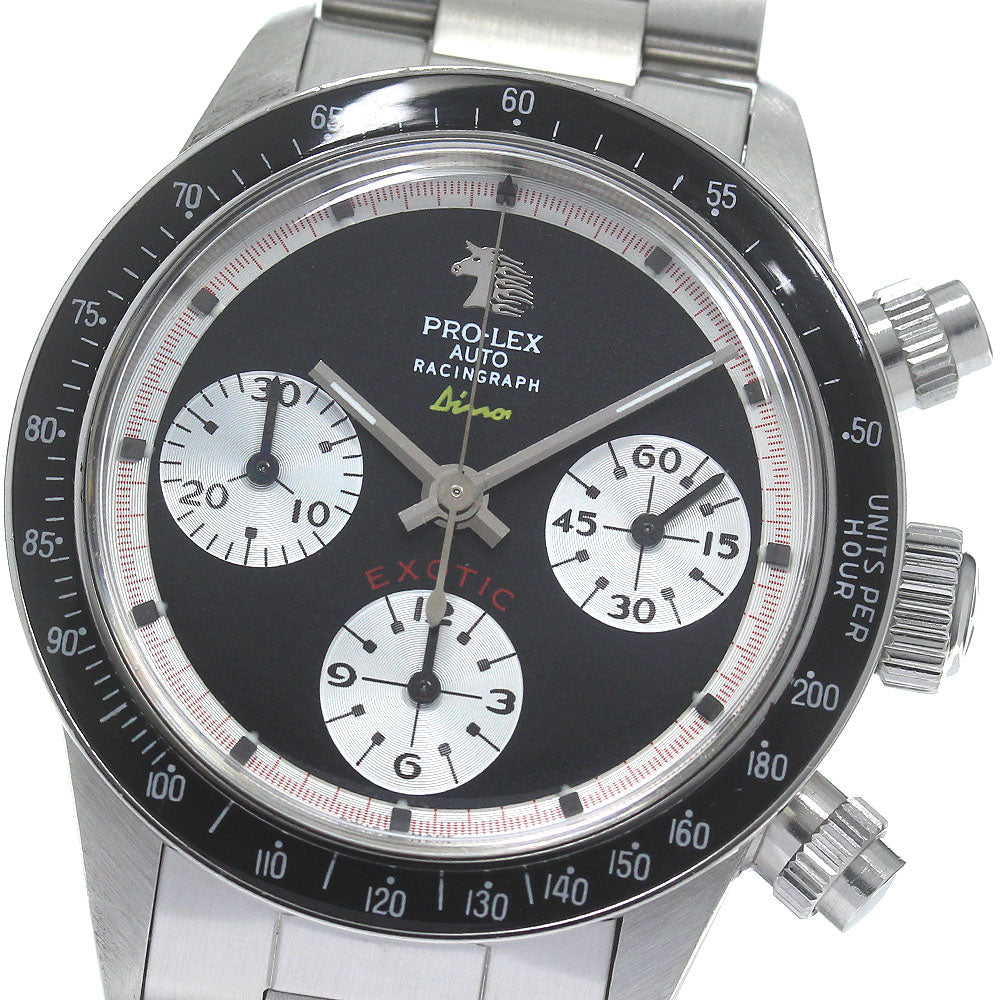 PRO-LEX racing rough dino Chronograph black Dial Automatic Men's Watch_831353