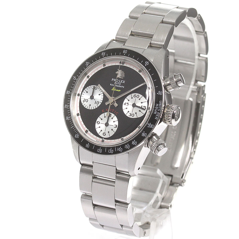 PRO-LEX racing rough dino Chronograph black Dial Automatic Men's Watch_831353