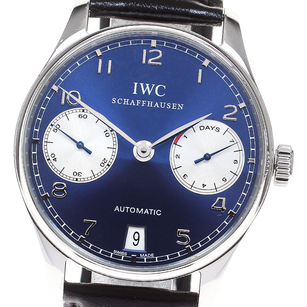 IWC SCHAFFHAUSEN Portuguese 7 Days Laureus IW500112 Power reserve AT_831367