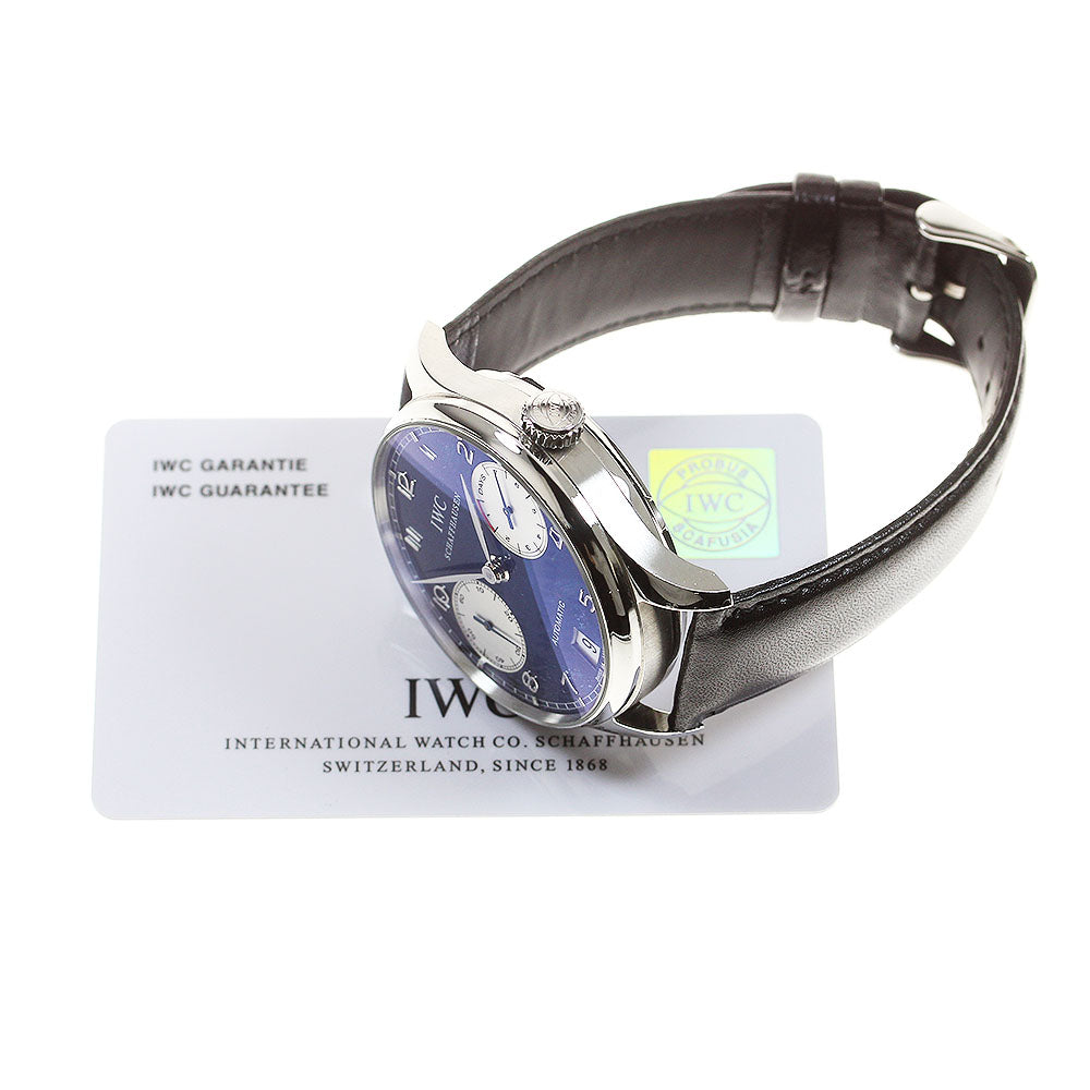 IWC SCHAFFHAUSEN Portuguese 7 Days Laureus IW500112 Power reserve AT_831367