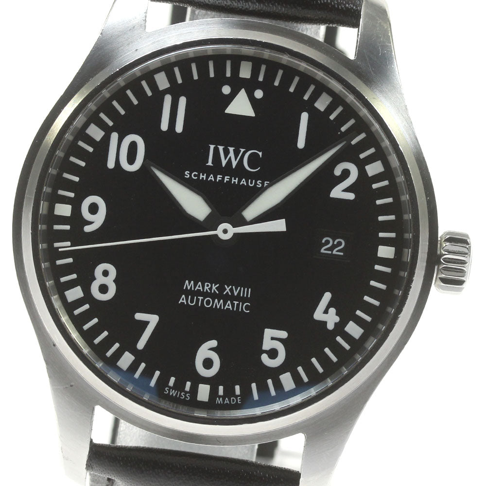 IWC SCHAFFHAUSEN Pilot watch mark XVIII IW327001 Date AT Men's Watch_831388