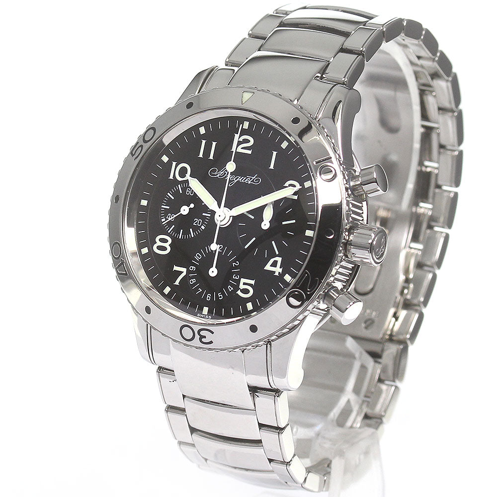Breguet Aeronaval type XX 3800 Chronograph black Dial AT Men's Watch_831423