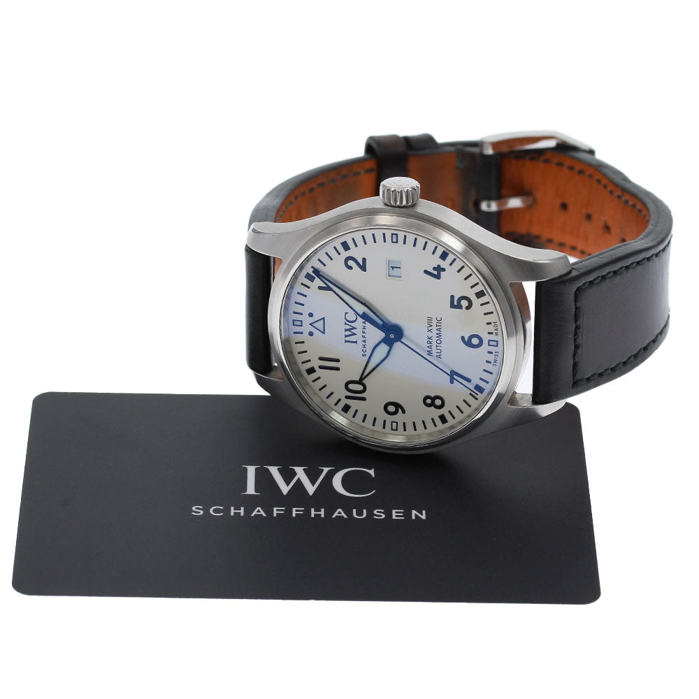 IWC SCHAFFHAUSEN Pilot watch mark XVIII IW327012 Silver Dial AT Men's_831442