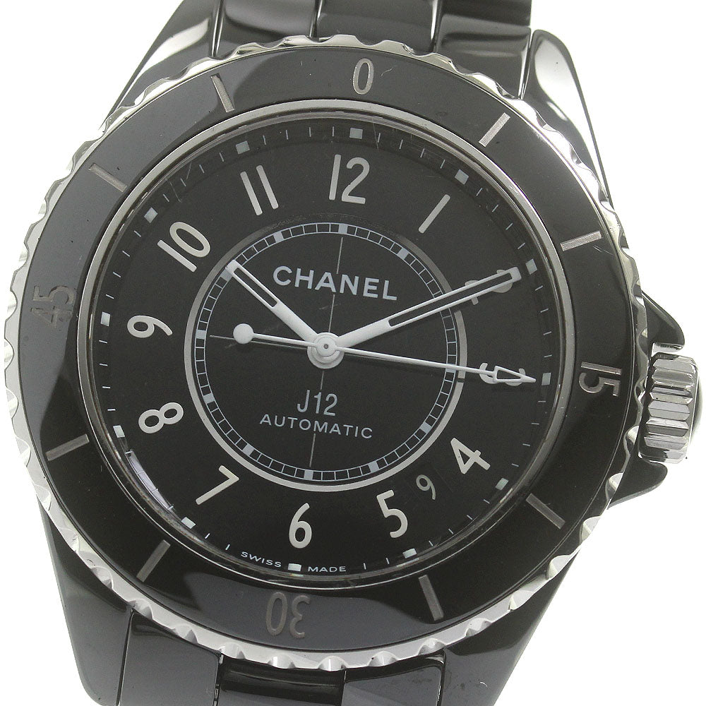 CHANEL J12 H5697 Black ceramic date black Dial Automatic Men's Watch_831455