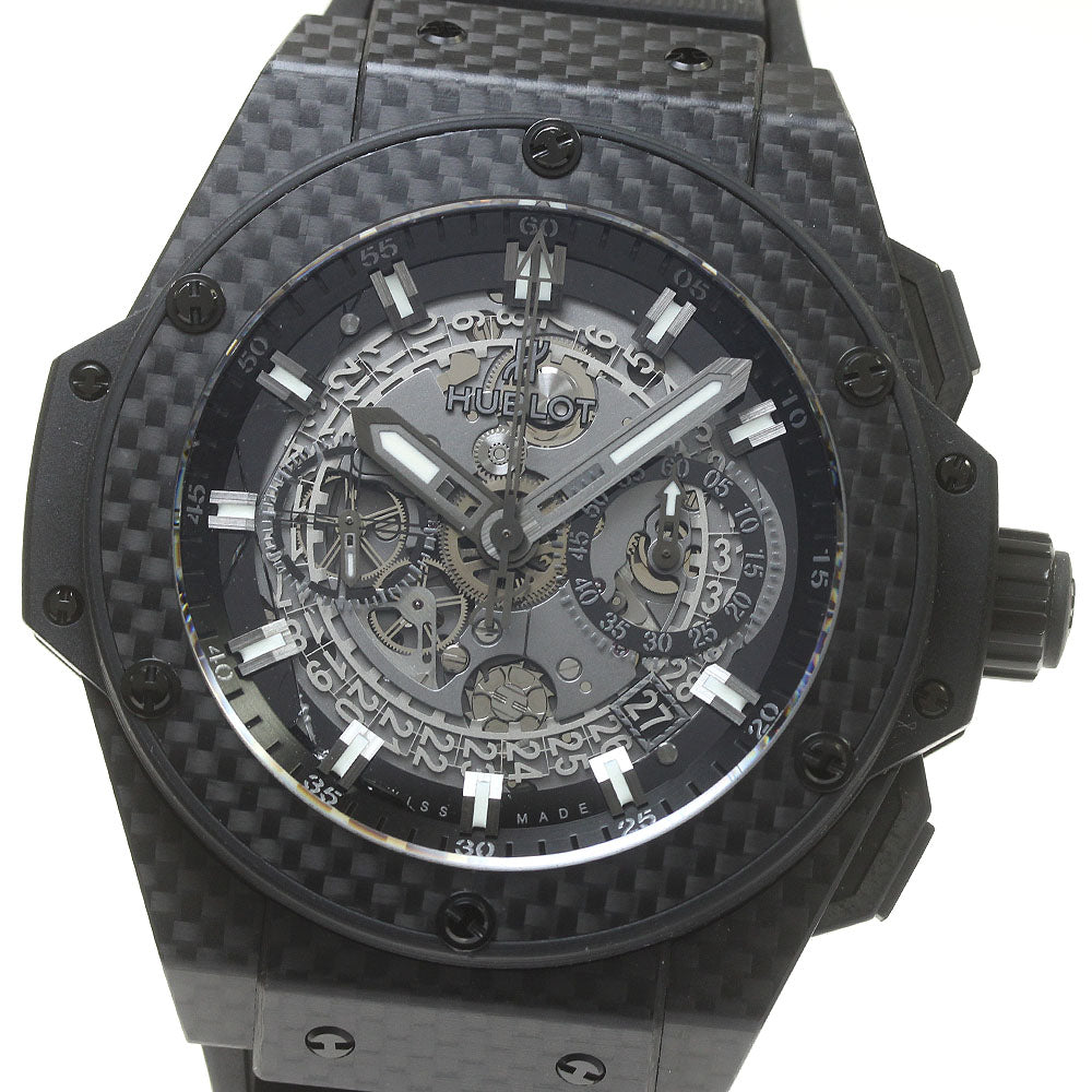 HUBLOT King Power Unico All Carbon 701.QX.0140.RX Chronograph AT Men's_831494