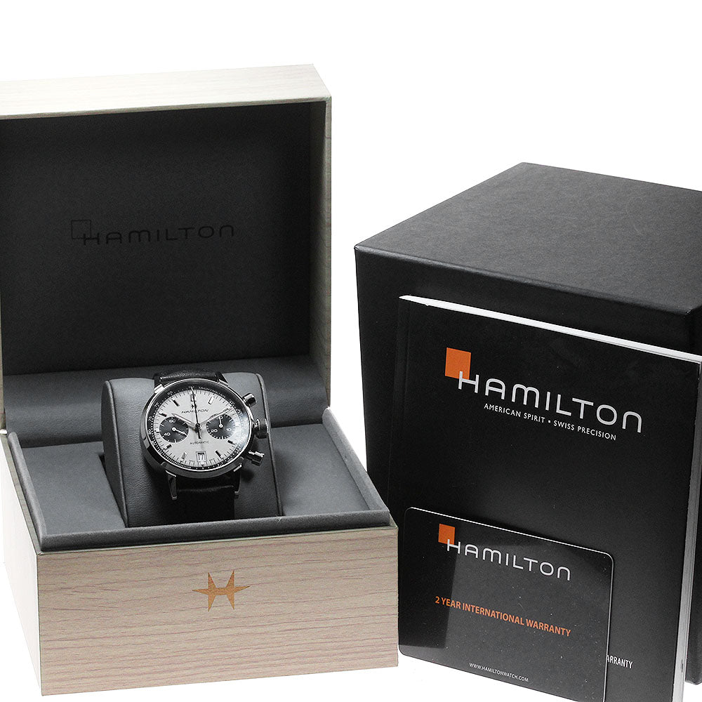 HAMILTON Intramatic H384160 Chronograph Date Beige / black Dial Automatic Men's Watch_831559