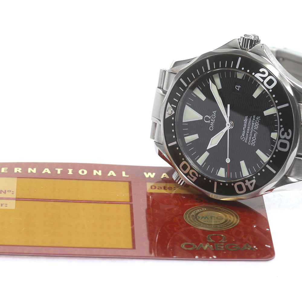 OMEGA Seamaster300 2254.50 Date Black Dial Automatic Men's Watch_831563