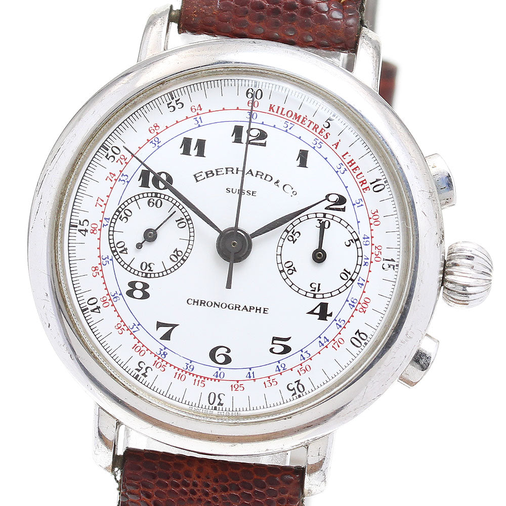 EBERHARD replica 36108 Chronograph white Dial Hand Winding Men's Watch_831573