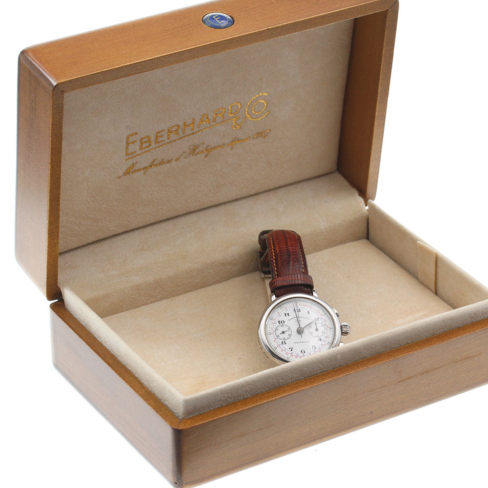 EBERHARD replica 36108 Chronograph white Dial Hand Winding Men's Watch_831573