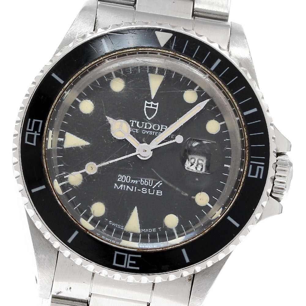 TUDOR Prince Oyster Date Mini Sub 73090 cal.2671 black Dial Automatic Boy's Watch_831574