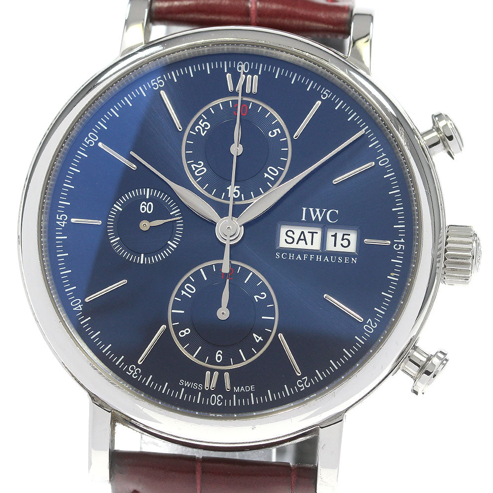 IWC SCHAFFHAUSEN Portofino Chronograph Laureus IW391019 Automatic Men's_831617