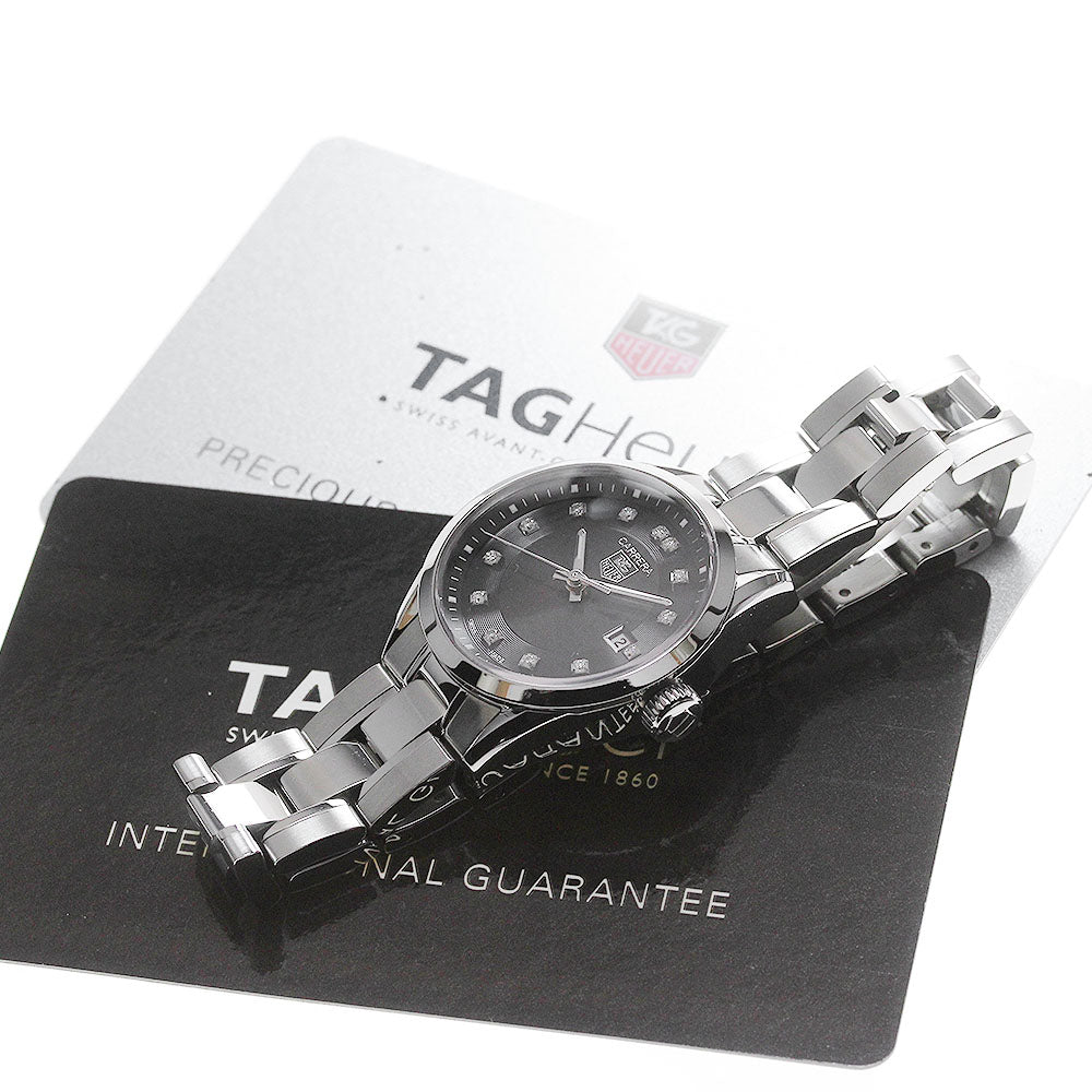 TAG HEUER Carrera Lady WV1410.BA0793 13P diamond date Quartz Ladies Watch_831647
