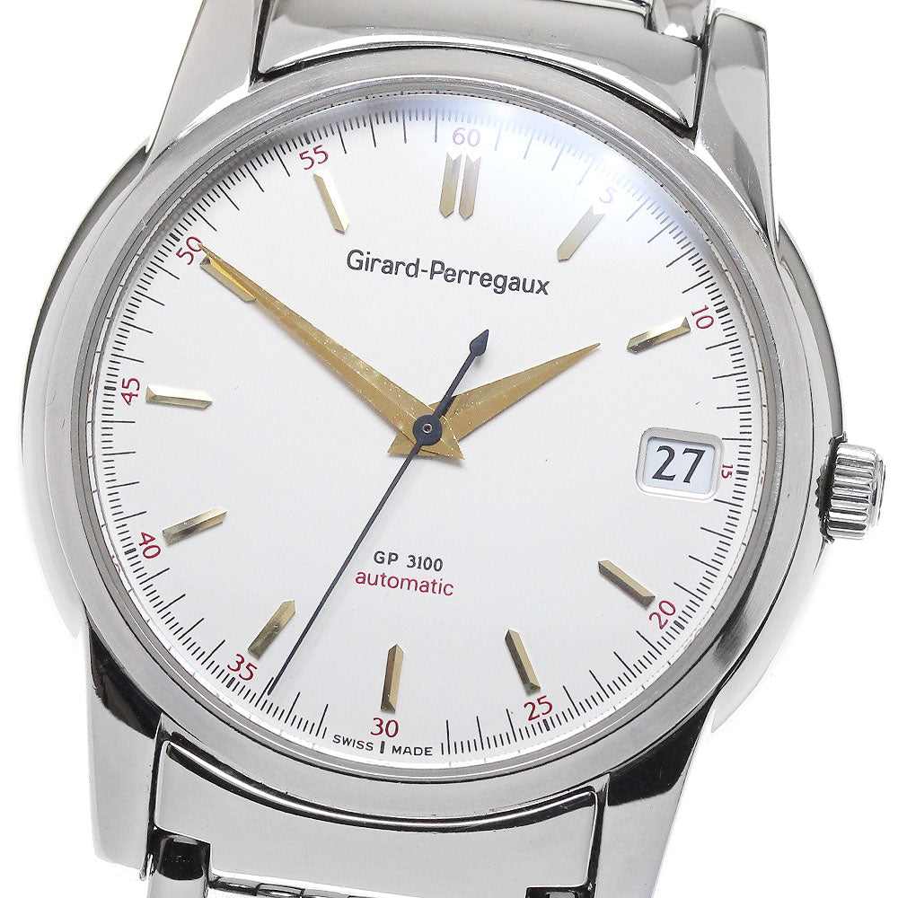 GIRARD PERREGAUX 9043 Date Silver Dial Automatic Men's Watch_831664