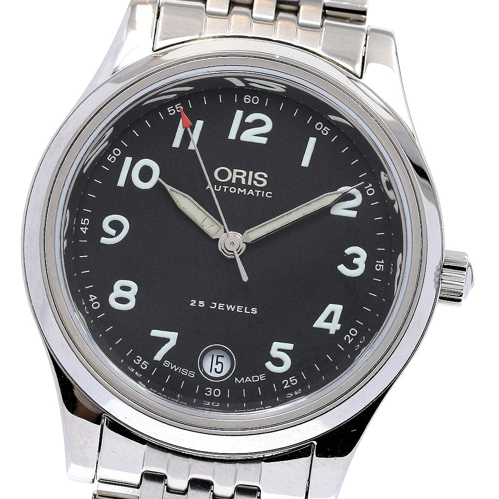 ORIS 7490 Date black Dial Automatic Men's Watch_831670