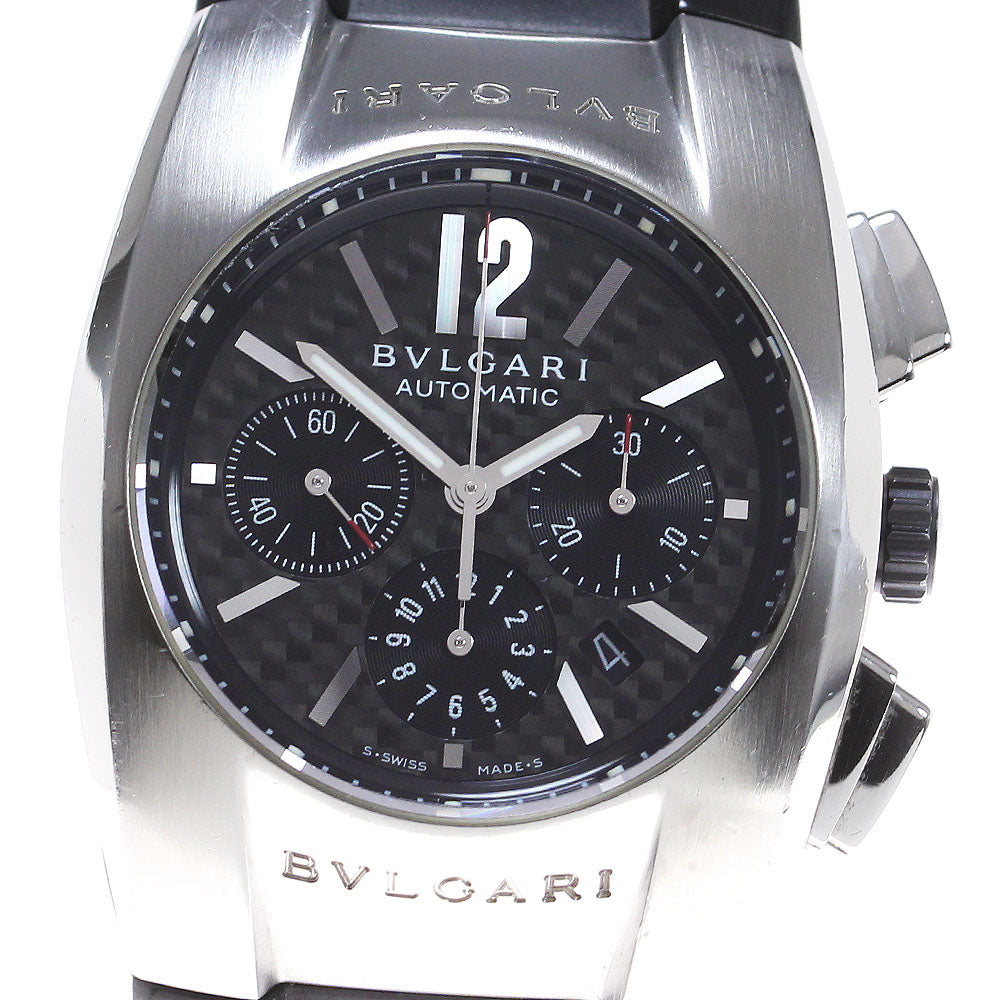 BVLGARI Elgon EG35SCH Chronograph black Dial Automatic Boy's Watch_831803