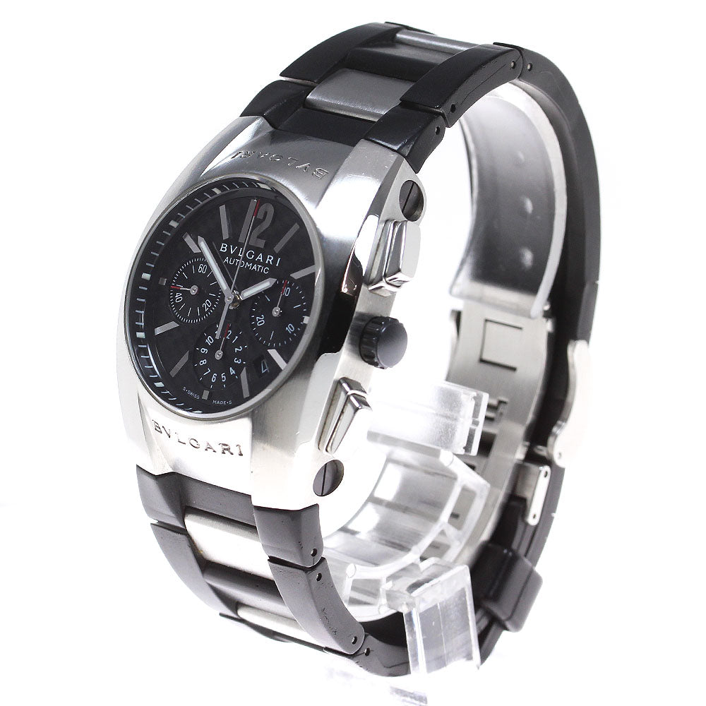 BVLGARI Elgon EG35SCH Chronograph black Dial Automatic Boy's Watch_831803