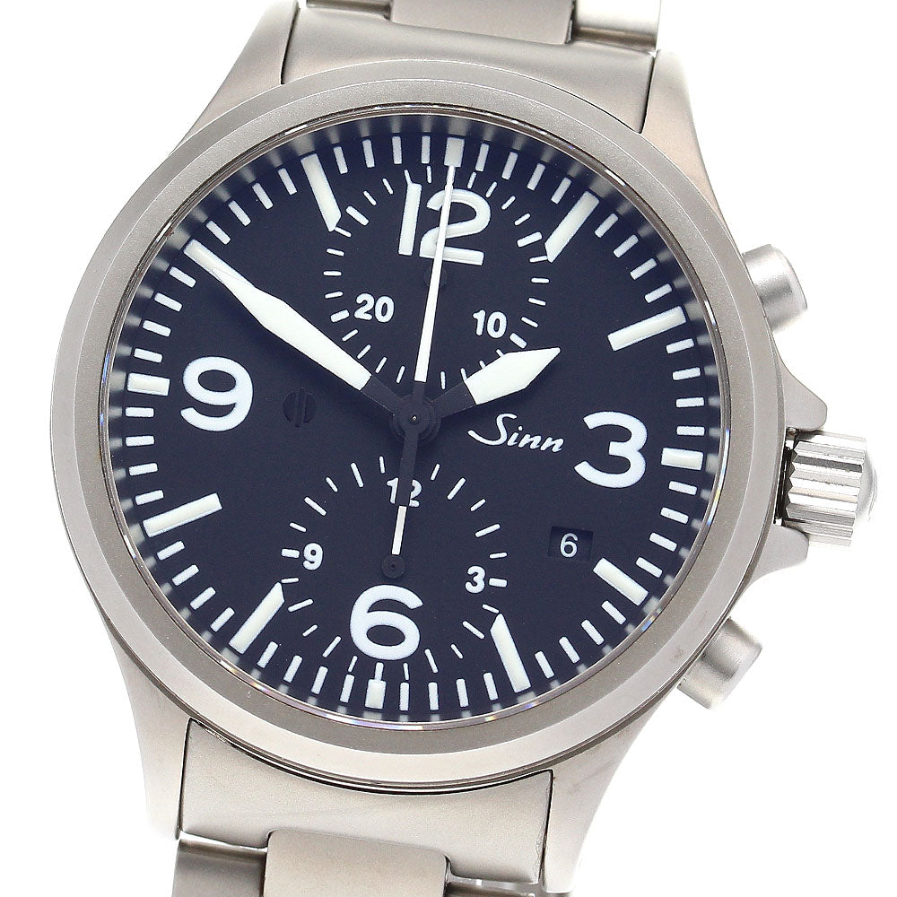 Sinn Tegiment 756 Date Chronograph Black Dial Automatic Men's Watch_831823