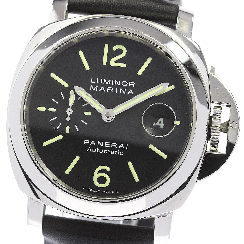PANERAI Luminor Marina PAM00104 Small Second black Dial Automatic Men's_831839