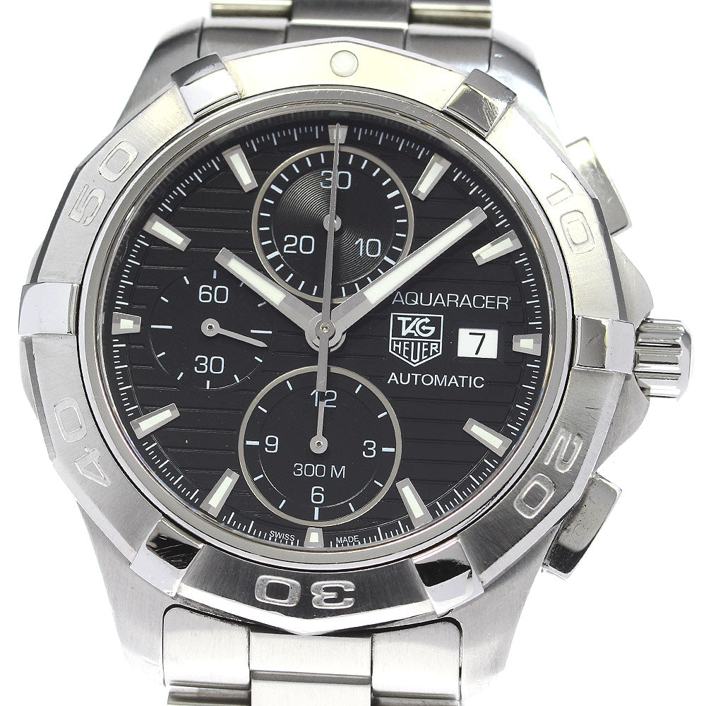 TAG HEUER Aqua racer CAP2110 Chronograph black Dial Automatic Men's Watch_831859