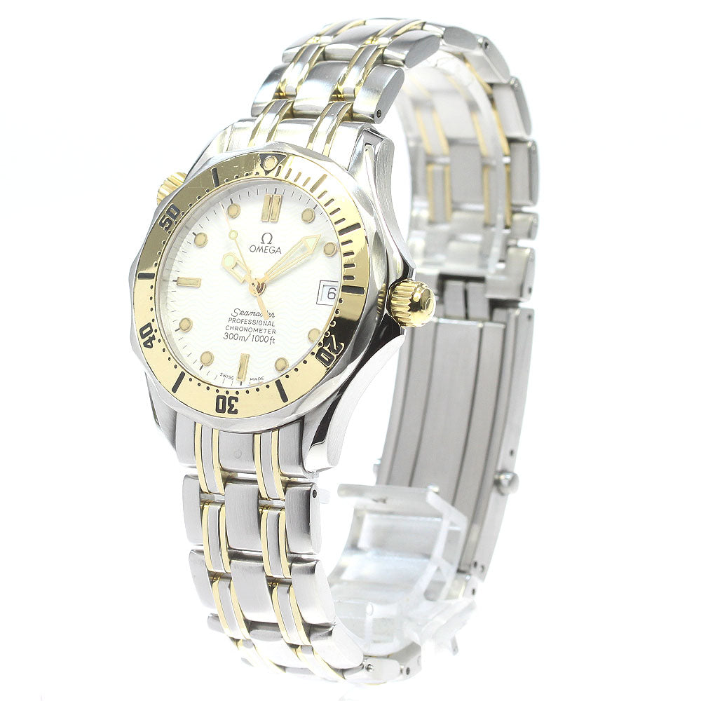 OMEGA Seamaster300 2352.20 Date white Dial Automatic Boy's Watch_831863