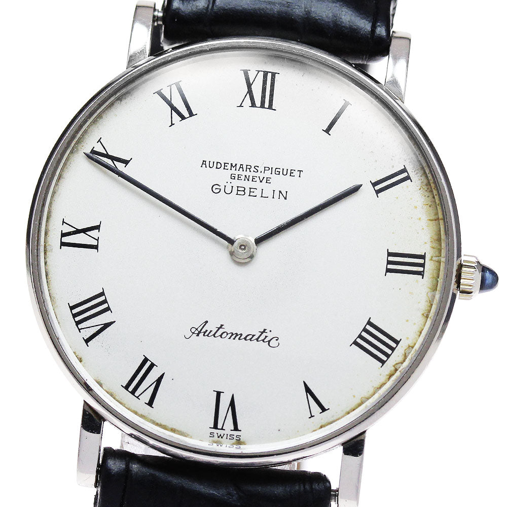 AUDEMARS PIGUET K18WG Vintage Silver Dial Automatic Men's Watch_831867