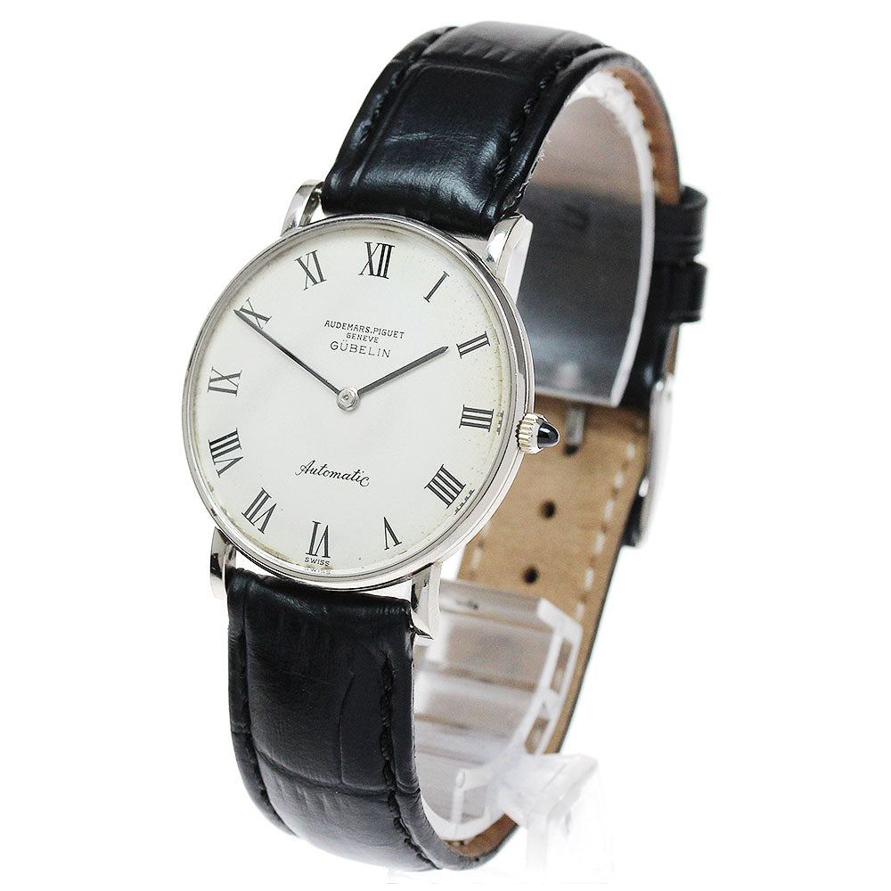 AUDEMARS PIGUET K18WG Vintage Silver Dial Automatic Men's Watch_831867