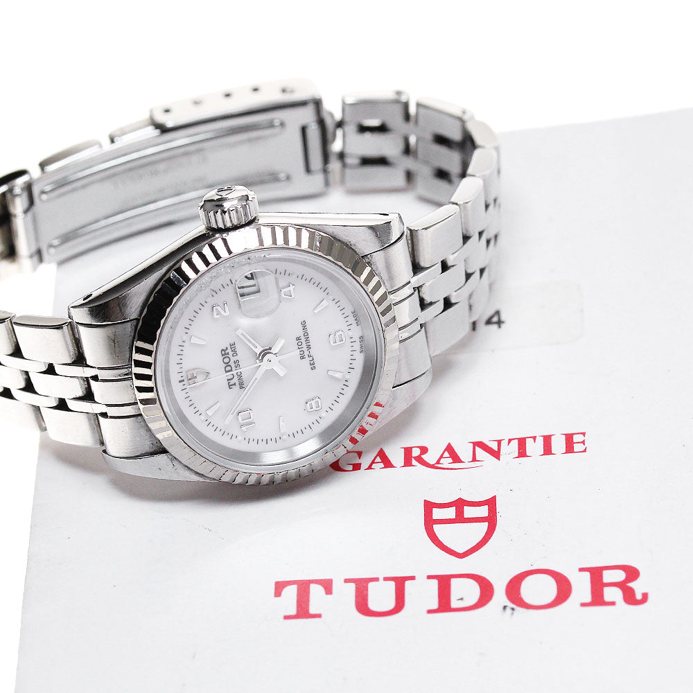 TUDOR Princess date 92414 Cal.2671 WG bezel white Dial Automatic Ladies_831945