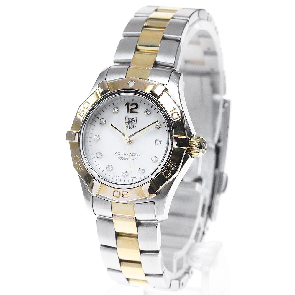 TAG HEUER Aqua racer WAF1425 Date 10 diamond Quartz Ladies Watch_831948