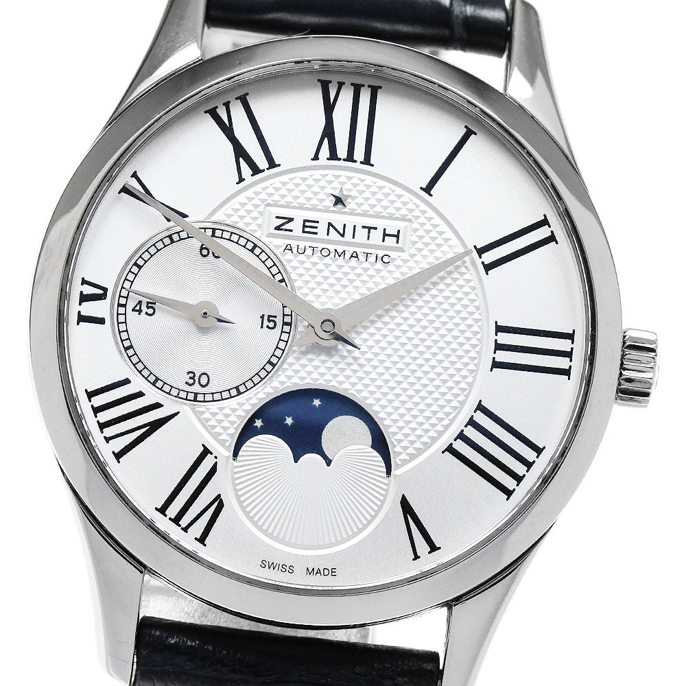 ZENITH Class Elite Ultra Thin 03.2310.692 Moon phase Silver Dial Automatic Ladies Watch_831983