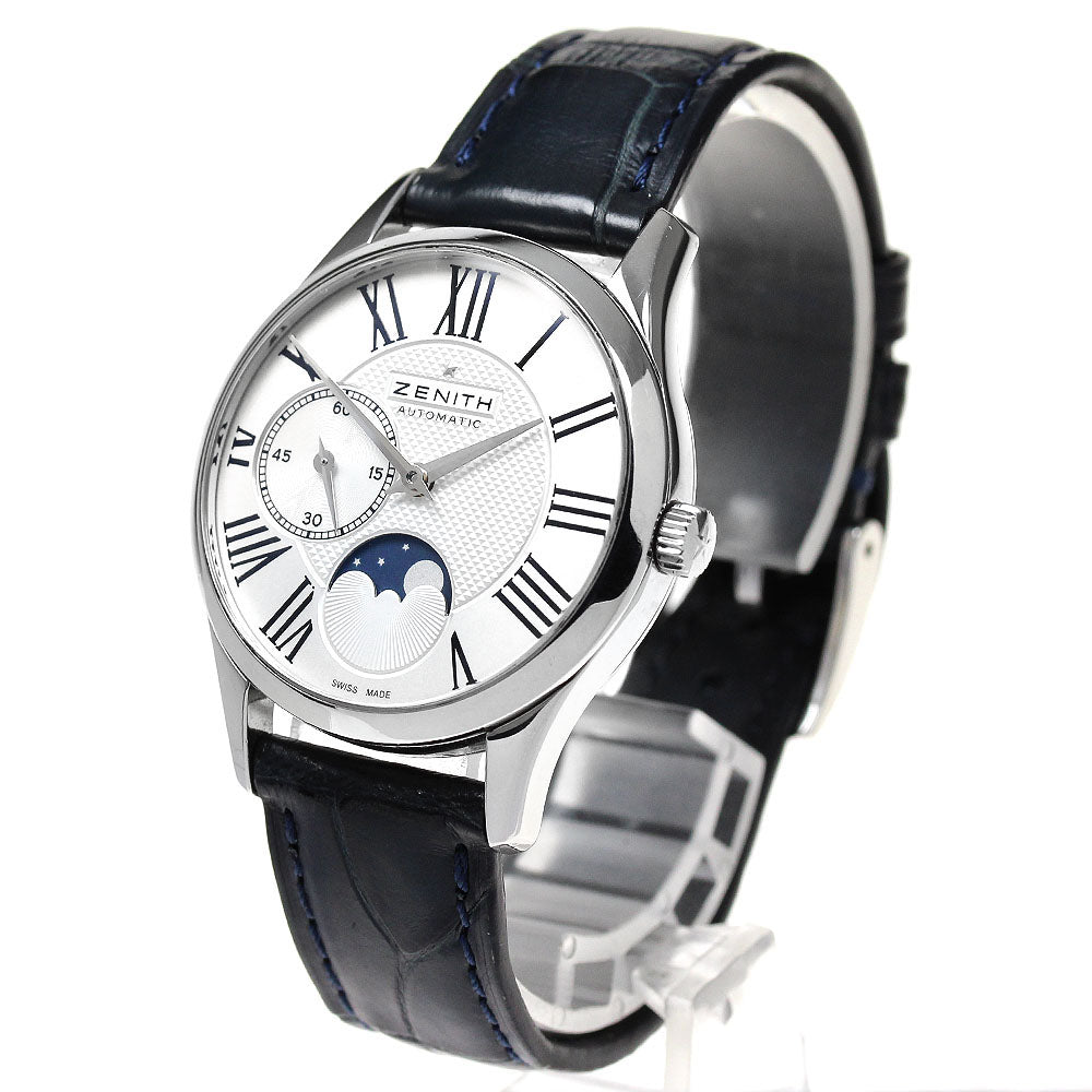 ZENITH Class Elite Ultra Thin 03.2310.692 Moon phase Silver Dial Automatic Ladies Watch_831983