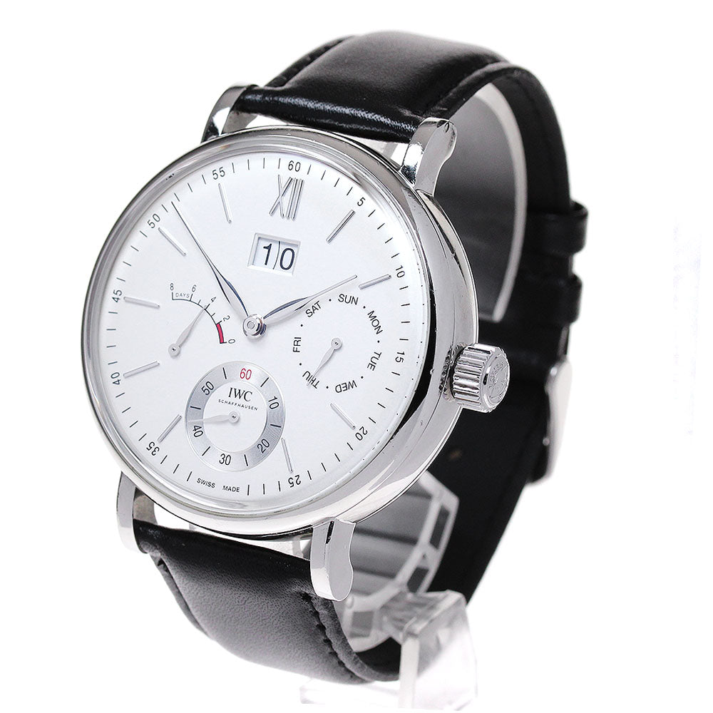 IWC Portofino Handwind Day & Date IW516201 Silver Dial Hand Winding Men's_831989