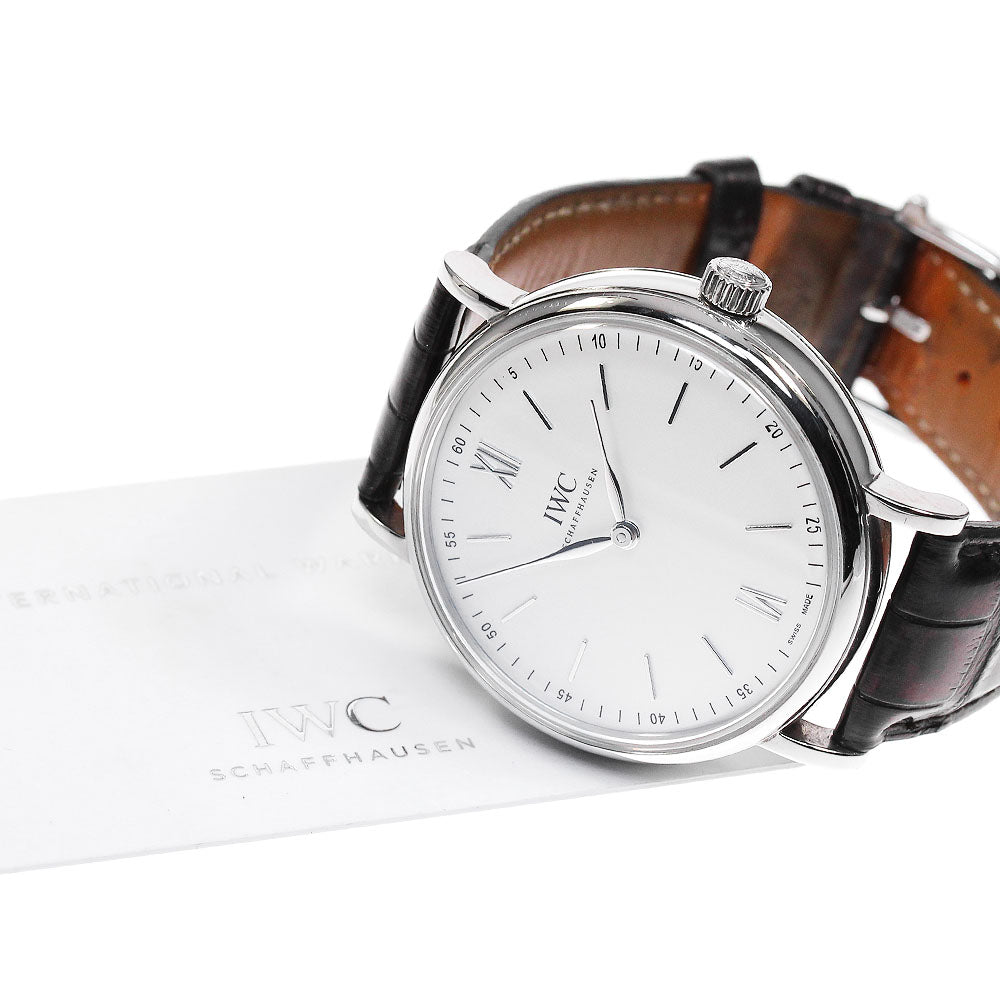 IWC SCHAFFHAUSEN Portofino IW511102 Handwind Pure Classic white Dial Hand Winding Men's Watch_832013