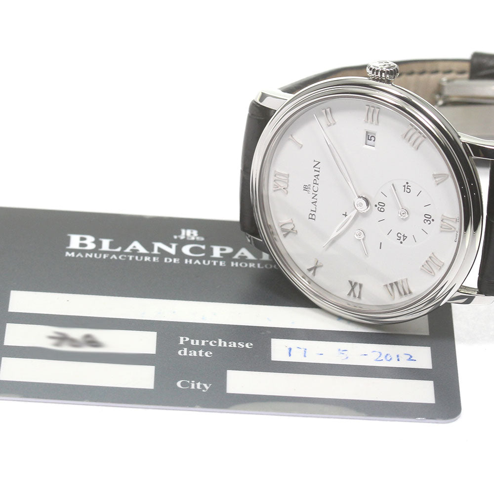 Blancpain Villeret Ultra Slim 6606-1127-55B Date white Dial Automatic Men's Watch_832023