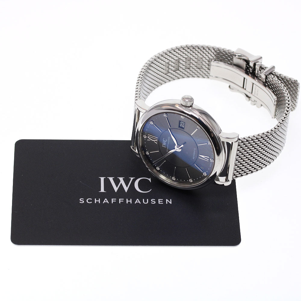 IWC SCHAFFHAUSEN Portofino Automatic 37 IW458110 12P diamond AT Boy's_832026
