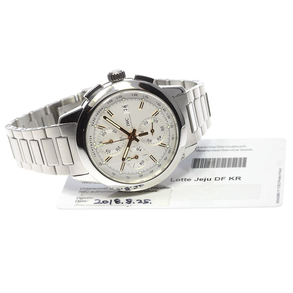 IWC SCHAFFHAUSEN Ingenieur IW380801 Chronograph Date AT Men's Watch_832036