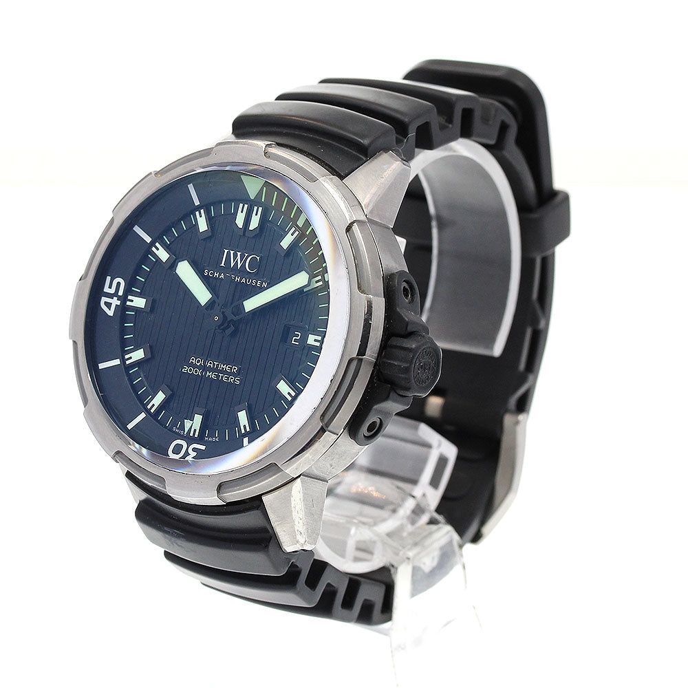 IWC SCHAFFHAUSEN Aquatimer Automatic 2000 IW358002 black Dial Automatic Men's Watch_832042