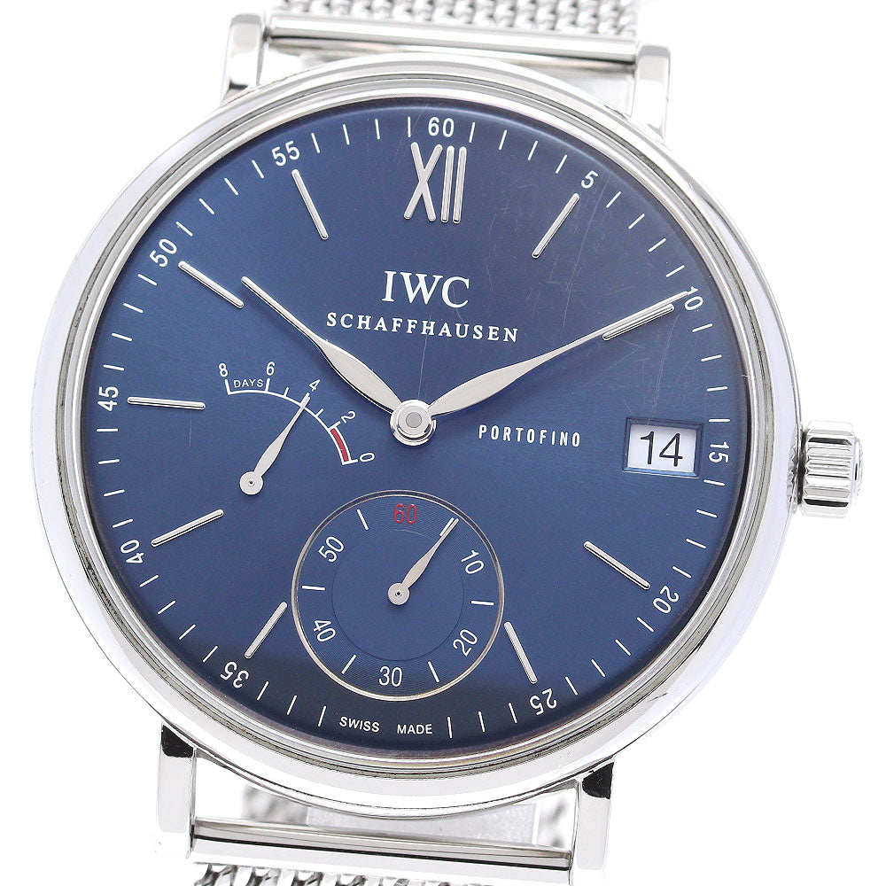 IWC SCHAFFHAUSEN Portofino Handwind Eight Days IW510116 Hand Winding Mens_832047
