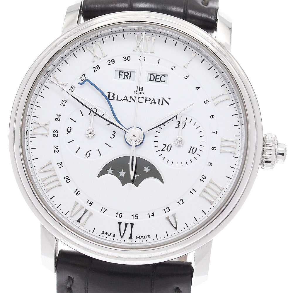 Blancpain Villeret One Push Chronograph Complete Calendar 6685-1127-55B white Dial Automatic Men's Watch_832051