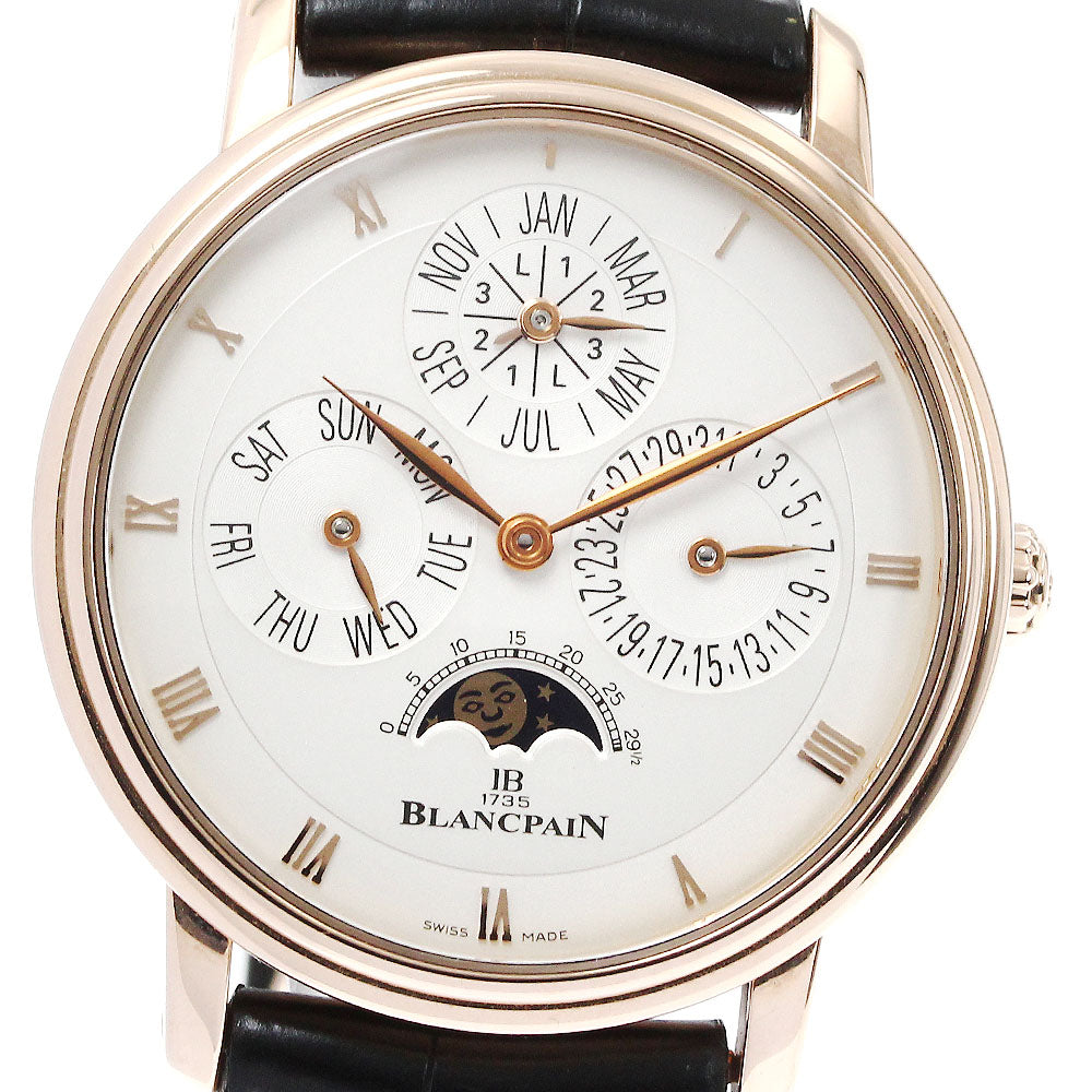 Blancpain Villeret Perpetual Calendar 6057-3642-55B 18K Pink Gold Men's _832059