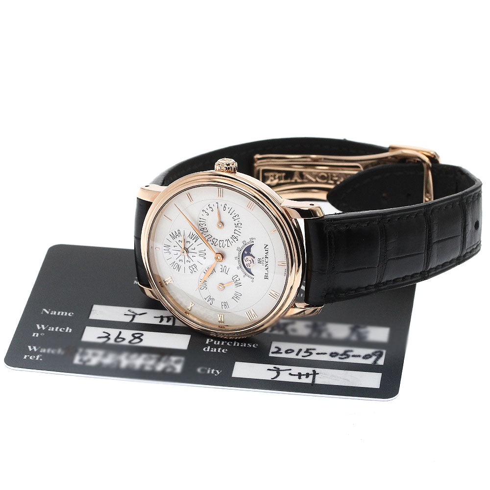 Blancpain Villeret Perpetual Calendar 6057-3642-55B 18K Pink Gold Men's _832059