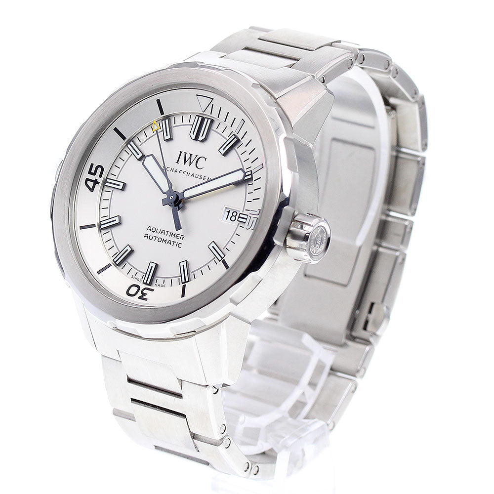 IWC SCHAFFHAUSEN Aqua timer IW329004 Date Silver Dial Automatic Men's_832064