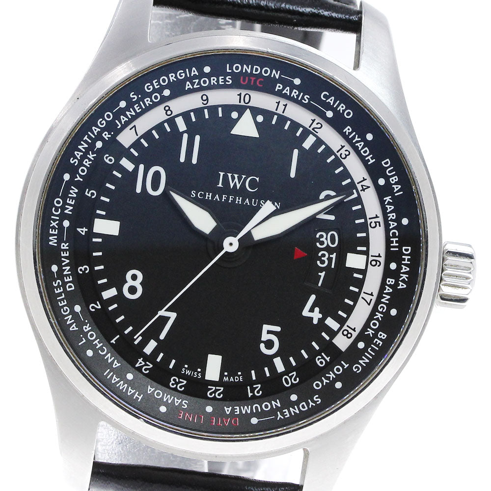 IWC SCHAFFHAUSEN Pilot watch world timer IW326201 Date Automatic Men's_832085