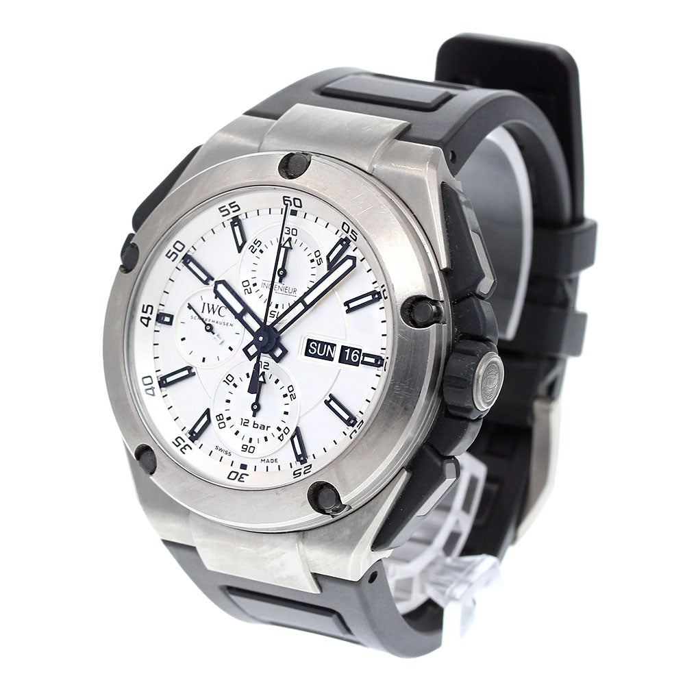 IWC In junior IW386501 Double chronograph Silver Dial Auto Men's Watch_832088