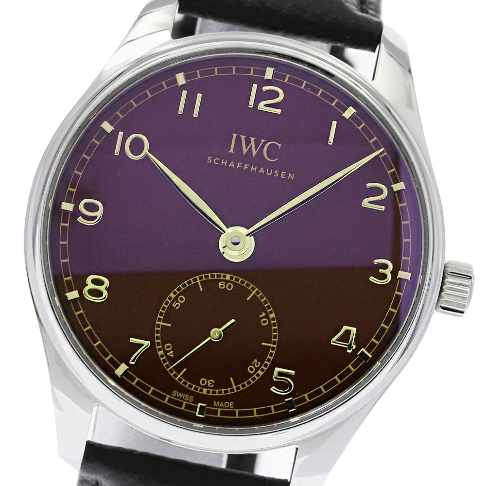IWC SCHAFFHAUSEN Portugieser Automatic 40 IW358315 Red Dial Men's Watch_832102