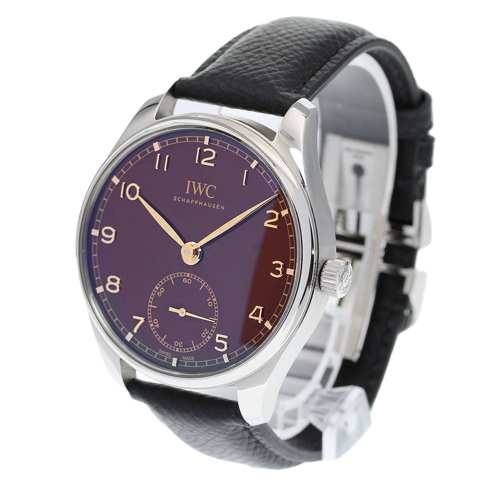 IWC SCHAFFHAUSEN Portugieser Automatic 40 IW358315 Red Dial Men's Watch_832102