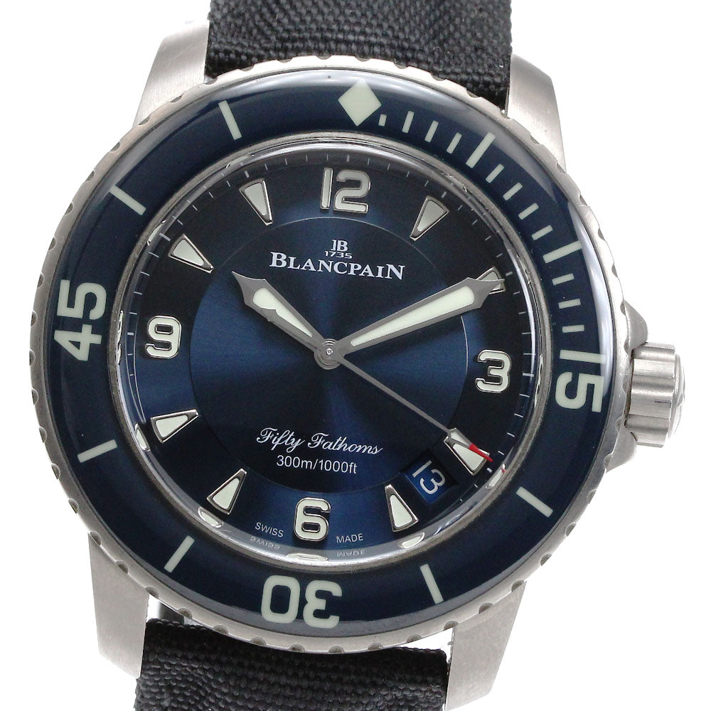 Blancpain Fifty Fathoms 5015-12B40-O52A cal.1315 Navy Dial Automatic_832162