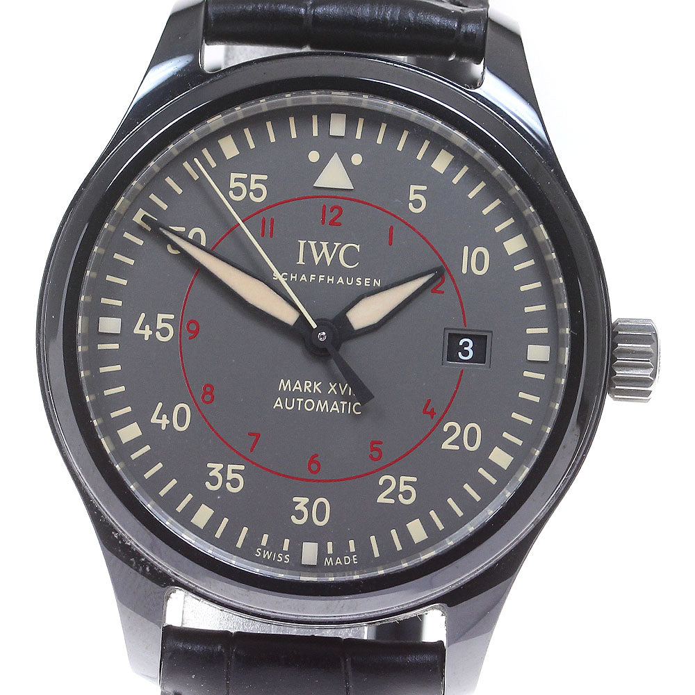 IWC SCHAFFHAUSEN Pilot Watch Mark XVIII Top Gun Miramar IW324702 Date gray Dial Automatic Men's Watch_832173