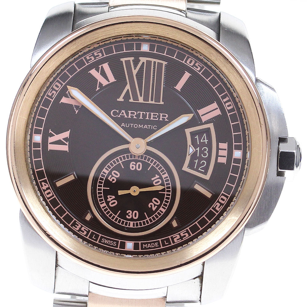 CARTIER Calibur de Cartier W7100050 Brown Dial Automatic Men's Watch_832184